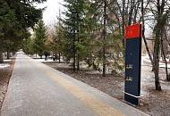 Колонны экстренного вызова и информации для сквера  Монумент Славы в Новосибирске